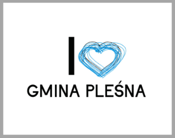 Grafika z logotypem Ja serduszko Gmina Pleśna