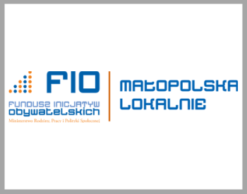 Grafika z logotypem FIO Małopolska Lokalnie