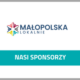Grafika z logo Małopolska Lokalnie i tekstem nasi sponsorzy